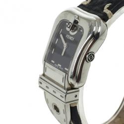 Pre Owned Fendi Black SS B Womens Wristwatch 35 MM