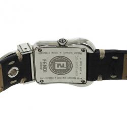 Pre Owned Fendi Black SS B Womens Wristwatch 35 MM