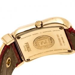 Fendi Mother of Pearl Gold Plated Stainless Steel B.Fendi 3800G Women's Wristwatch 33 mm