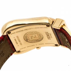 Fendi Mother of Pearl Gold Plated Stainless Steel B.Fendi 3800G Women's Wristwatch 33 mm