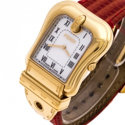 Fendi Mother of Pearl Gold Plated Stainless Steel B.Fendi 3800G Women's Wristwatch 33 mm