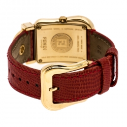 Fendi Mother of Pearl Gold Plated Stainless Steel B.Fendi 3800G Women's Wristwatch 33 mm