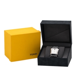 Pre Owned Fendi Silver Stainless Steel B. Fendi 3800G Women's Wristwatch 33 mm