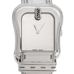 Pre Owned Fendi Silver Stainless Steel B. Fendi 3800G Women's Wristwatch 33 mm