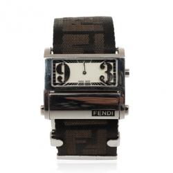 Fendi Cream Zip Code Womens Wristwatch 40 MM