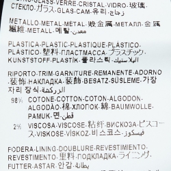 Pre Owned Fendace Multicolor Baroque Print Satin Studded Mini Cocktail Dress S