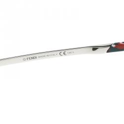 Fendi Black/Silver FF0090/S Round Sunglasses
