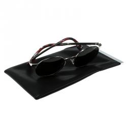 Fendi Black/Silver FF0090/S Round Sunglasses