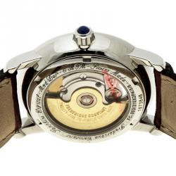 Frederique Constant White Mother of Pearl Stainless Steel Heart Beat Women's Wristwatch 35 mm