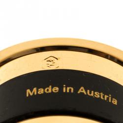 Pre Owned Frey Wille Hommage à Hundertwasser Spirit of Life Multicolor Fire Enamel Band Ring Size 53