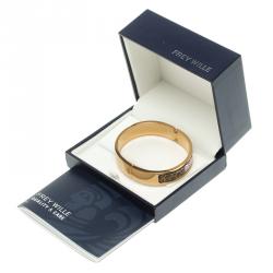 Pre Owned Frey Wille Spirit Of Africa Safari Multicolor Fire Enamel Ballerina Bracelet XS