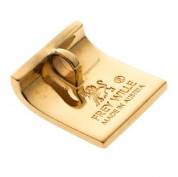 Pre Owned Frey Wille Hommage À Alphonse Mucha Fire Enamel Gold Plated Square Pendant