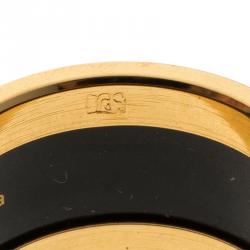 Pre Owned Frey Wille Magic Sphinx Pink Fire Enamel Gold Plated Band Ring Size 53