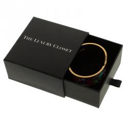 Pre Owned Frey Wille Hommage à Hundertwasser Street Rivers Fire Enamel Contessa Clasp Bracelet S