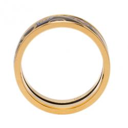 Frey Wille Gold-Plated Multicolor Ring Size 57