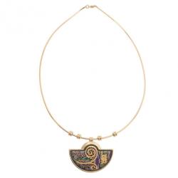Frey Wille Gold-Plated Multicolor Necklace