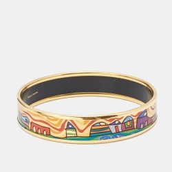 Frey Wille Hommage à Hundertwasser Imperial Bordered Miss Bangle 