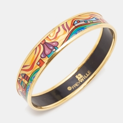 Frey Wille Hommage à Hundertwasser Imperial Bordered Miss Bangle 