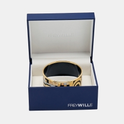Frey Wille Hommage à Gustav Klimt Adele Bloch-Bauer Bordered Bangle