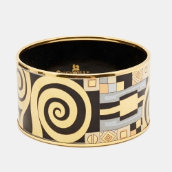 Frey Wille Hommage à Gustav Klimt Adele Bloch-Bauer Bordered Bangle
