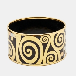 Frey Wille Hommage à Gustav Klimt Adele Bloch-Bauer Bordered Bangle