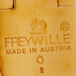 Pre Owned Frey Wille  Fire Enamel Gold Plated Bracelet S