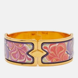 Pre Owned Frey Wille  Fire Enamel Gold Plated Bracelet S