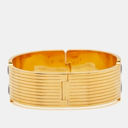 Pre Owned Frey Wille  Fire Enamel Gold Plated Bracelet S