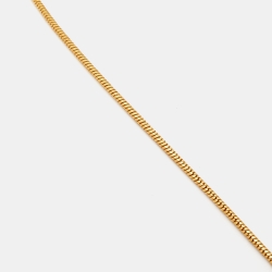 Pre Owned Frey Wille Fire Enamel Gold Tone Necklace