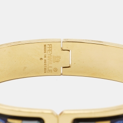 Pre Owned Frey Wille Fire Enamel Gold Tone Bracelet