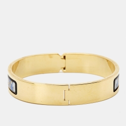 Pre Owned Frey Wille Fire Enamel Gold Tone Bracelet