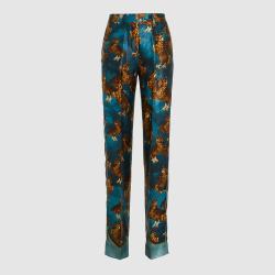 F.R.S For Restless Sleepers Blue Owl Print Straight Leg Trousers Size M F.R.S  For Restless Sleepers