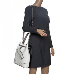 Pre Owned Furla Multicolor Leather Medium Stacy Drawstring Shoulder Bag