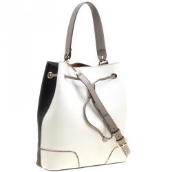 Pre Owned Furla Multicolor Leather Medium Stacy Drawstring Shoulder Bag