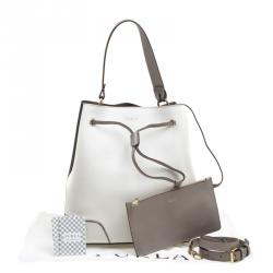 Pre Owned Furla Multicolor Leather Medium Stacy Drawstring Shoulder Bag