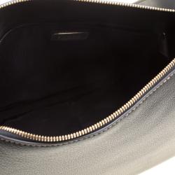 Pre Owned حقيبة فورلا اما متوسطة جلد سوداء