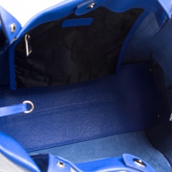 Pre Owned Furla Blue Leather Tote