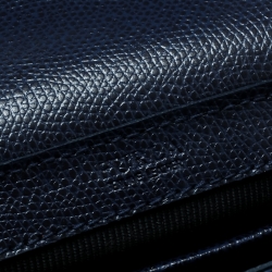 مملوكة مسبقًا حقيبة كروس فورلا ميتروبوليس جلد زرقاء صغيرة