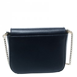 مملوكة مسبقًا حقيبة كروس فورلا ميتروبوليس جلد زرقاء صغيرة