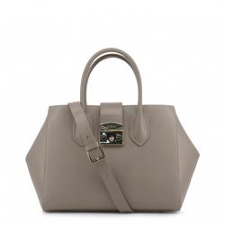 Pre Owned Furla Sabbia Textured Leather Medium Metropolis Tote