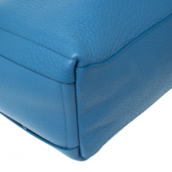 Pre Owned Furla Blue Leather Capriccio Hobo