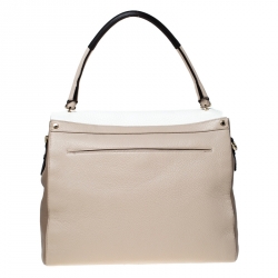 Pre Owned Furla Multicolor Leather Top Handle Bag