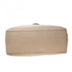 Pre Owned Furla Beige Leather Ariana Tote 