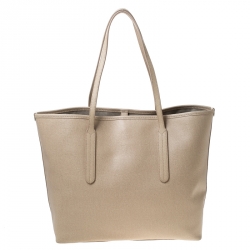Pre Owned Furla Beige Leather Ariana Tote 