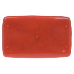 Pre Owned Furla Red Gloss PVC Candy Satchel