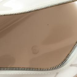 Pre Owned حقيبة فورلا كاندي تفاصيل فهد جلد ومطاط لامعة رمادية/ سوداء