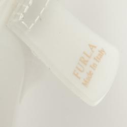 Pre Owned حقيبة فورلا كاندي تفاصيل فهد جلد ومطاط لامعة رمادية/ سوداء