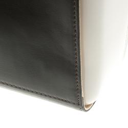 Pre Owned حقيبة فورلا كاندي تفاصيل فهد جلد ومطاط لامعة رمادية/ سوداء