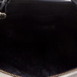 Pre Owned Furla Black Leather Limited Edition Piper Lux Top Handle Bag