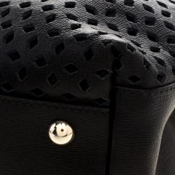 Pre Owned Furla Black Leather Limited Edition Piper Lux Top Handle Bag